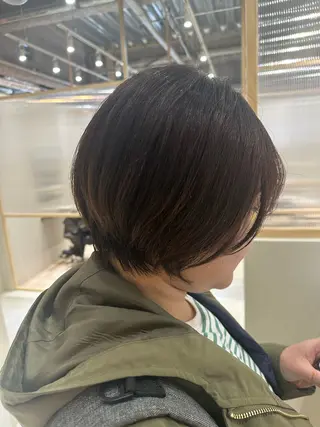 ショート シムラ カイゲンのヘアスタイル