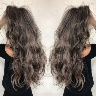 ロング カラー ヘアアレンジ 🎨カラー満足度 500%💫ヅル💫のヘアスタイル