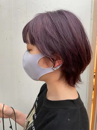 ショート カラー SALOWIN下北沢所属・hazuki 🌝のヘアスタイル