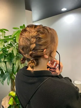 ヘアアレンジ 暖色カラー /ヘアアレンジ/花鈴のヘアスタイル