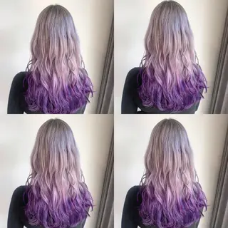 ミディアム カラー ✨艶ブリーチカラー ✨四ノ宮裕己のヘアスタイル