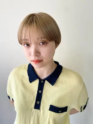 ショート カラー パーマ特化美容師 mikuのヘアスタイル