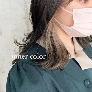 ミディアム 🌷横浜/レイヤー /艶カラー🌷のヘアスタイル