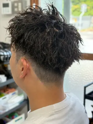 パーマ メンズ Snalyメンズ特化 スエハラのヘアスタイル