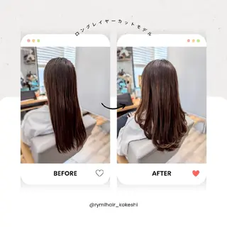 ロング Kokeshi/美髪 /脱毛/ヘッドスパのヘアスタイル