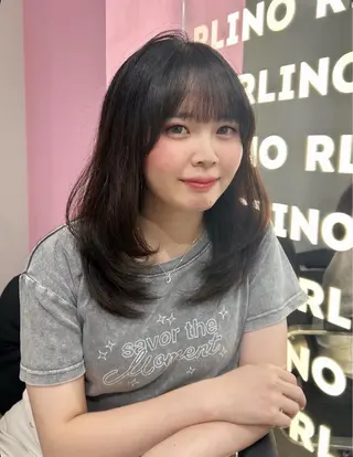 ミディアム RLINO所属・Misaki/名古屋 🎀RLINOのヘアスタイル