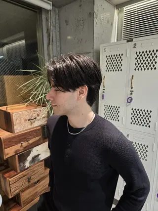 ショート メンズ Elilume from zacc所属・渋谷メンズ特化 田中のヘアスタイル