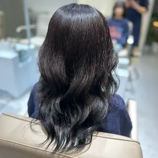 セミロング カラー なりた るいのヘアスタイル