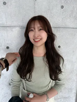 ロング カラー 誰よりも丁寧なカット 🍀小林輝のヘアスタイル