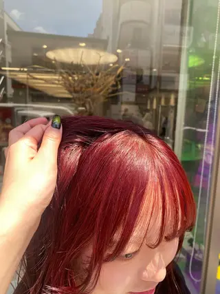 ロング カラー カンナ【Y2Kネイル /コーンロウ】のネイルデザイン