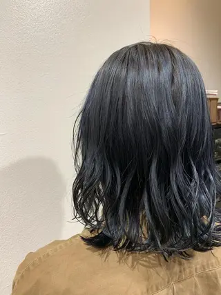 ミディアム カラー 山崎 澪 レイヤーカット/大宮のヘアスタイル