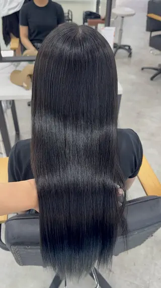 セミロング カラー 透明感カラー🫧 /梅田/noa💙のヘアスタイル