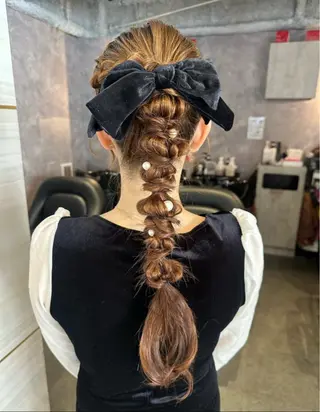 ロング 島崎 穂乃香のヘアスタイル