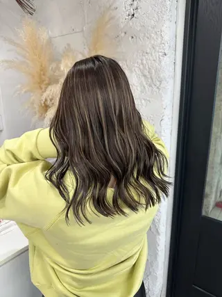 ミディアム カラー ヘアアレンジ 久米 治仁のヘアスタイル