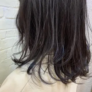 ミディアム カラー Door代官山所属・詩織/パーマ /代官山のヘアスタイル