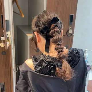 ロング ヘアアレンジ VIEW Tokyo所属・🎀ミディアムボブ/ 縮毛矯正/ひかりのヘアスタイル