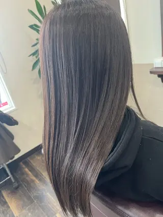 ロング パーマ 大瀬 裕樹のヘアスタイル