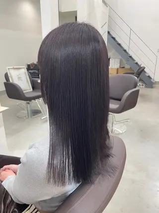 セミロング 栗原 響のヘアスタイル