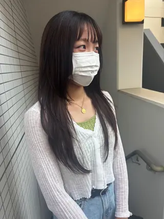 ロング SHIZUKA👗レ イヤー/透明感カラーのヘアスタイル