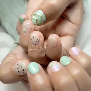 ネイル infinity skyのネイルデザイン