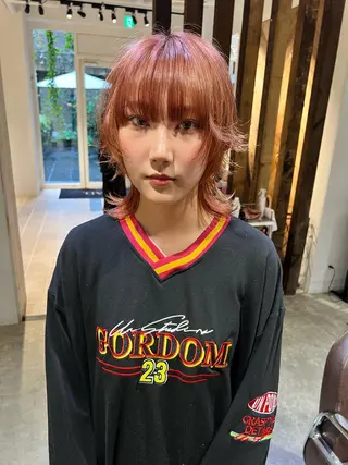 ショート 【ロングウルフカット 姫カット】伊藤裕哉のヘアスタイル