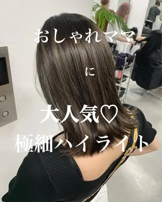 ミディアム カラー ☀️東京→岡崎☀️ ハイライト青山彪雅のヘアスタイル