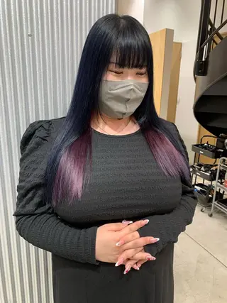 ロング カラー ヘアアレンジ yuka .のヘアスタイル