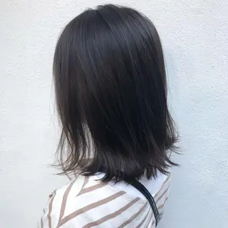 ミディアム カラー SALOWIN三軒茶屋店所属・髪質改善/艶髪 やまなかのヘアスタイル