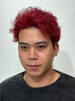 ショート カラー メンズ 【店長】メンズ職人 短髪　ハイトーン🔥のヘアスタイル