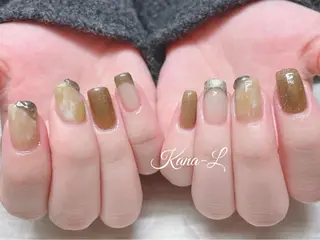 カラー ネイル 芦辺 香奈のネイルデザイン