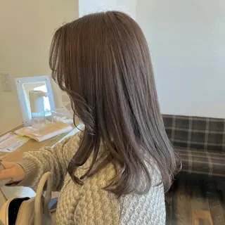 ロング カラー 伊藤ゆかり/髪質改善 /透明感カラーのヘアスタイル