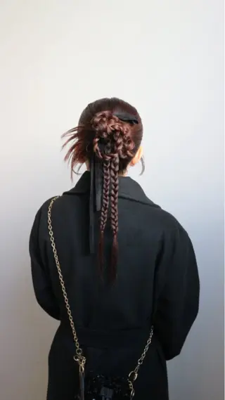 ロング ヘアアレンジ DOULAQ所属・AKO .のヘアスタイル