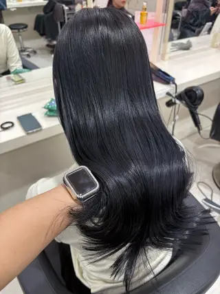 セミロング カラー 💟RINNA 艶カラー💟のヘアスタイル