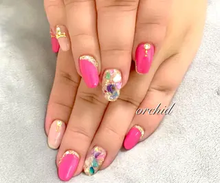 ネイル orchid ♡オーキッドのネイルデザイン