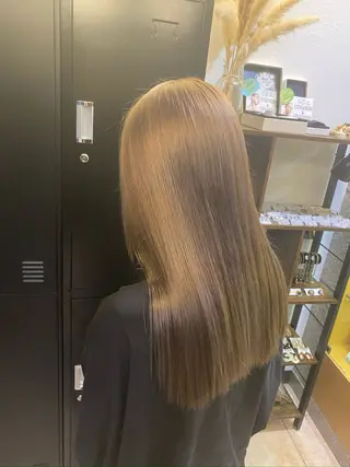 セミロング カラー 西田辺/ タカスナオヤのヘアスタイル