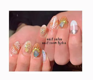 ネイル ﾈｲﾙﾙｰﾑﾘｯｶ 𝐦𝐚𝐲𝐮のネイルデザイン