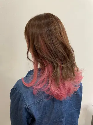 ロング カラー かわさき ともやのヘアスタイル