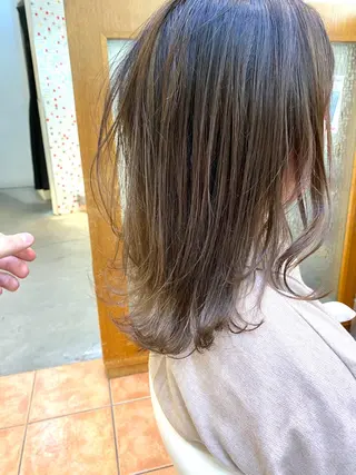 ミディアム カラー 髪質改善専門店QOLU所属・✨髪質改善専門店✨ QOLU✨のヘアスタイル