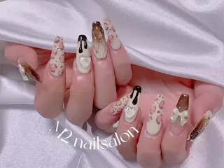 ネイル 長さだし専門店 M2　rikaのネイルデザイン