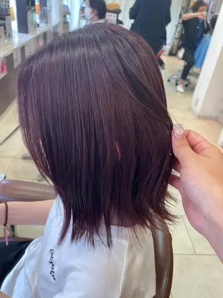 ミディアム 天王寺ハイトーン rinkaのヘアスタイル