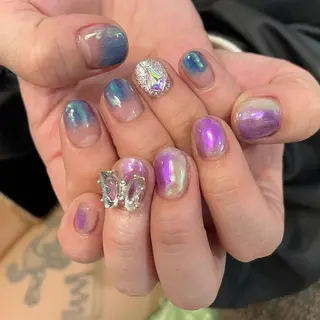 ネイル ゆびノさき茨木店 ニュアンス/アートのネイルデザイン