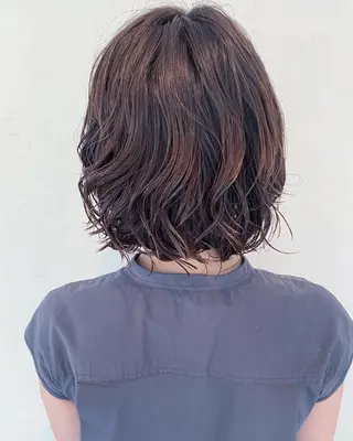 ショート カラー パーマ The book hand salon所属・伊藤 さやかのヘアスタイル