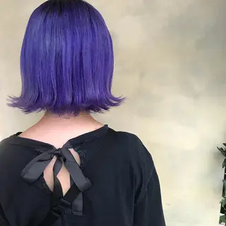 ミディアム カラー AMI ウルフパーマ/メンズのヘアスタイル