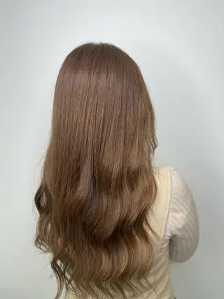 ロング カラー &chaLme   心斎橋所属・emi/髪質改善/ 韓国風/艶カラーのヘアスタイル