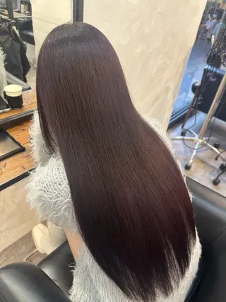 ロング カラー 🫧シールエクステ/ 艶カラー🫧アサミ️のヘアスタイル