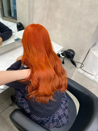 ロング カラー ヘアアレンジ 💗横浜美容室 💗HARUNAのヘアスタイル