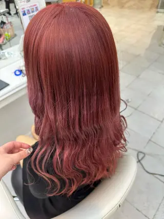 ロング カラー エクステ♡ヘアメ 内村麻衣のヘアスタイル