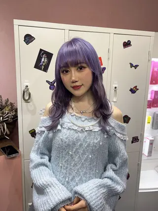 ミディアム カラー LA KING KYOTO所属・レイヤーカット/ miranのヘアスタイル