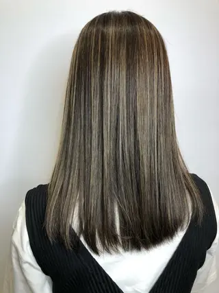 セミロング yasu ヤスのヘアスタイル