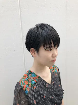 ショート カラー ノグチ ユウキ/ボブのヘアスタイル